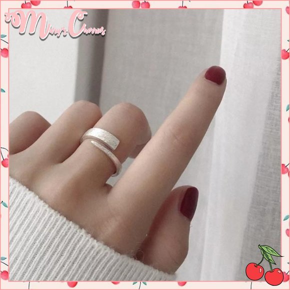 🍒 S925 WRAP Brushed Ring - Picture 1 of 7